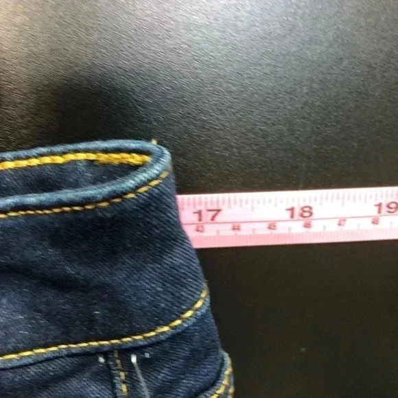 MICHAEL KORS Overdyed Indigo Denim, 5 pockets,belt loop, logo - Picture 4 of 8